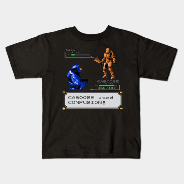 Caboose vs Grif Kids T-Shirt by AnotheHero